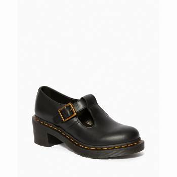 Dr Martens Sophia Kožené Mary Jane - Cierne Topánky Damske, DR0386